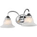 Edgemont 2 Light 17 inch Polished Chrome Bath Vanity Wall Light