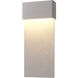 Stratum LED 21.8 inch Coastal Burnished Steel and Coastal Burnish Steel Outdoor Sconce, Large