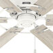 Gilrock 52 inch Matte White with Light Oak/Golden Maple Blades Ceiling Fan