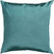Solid Luxe 22 X 22 inch Teal Pillow Kit, Square