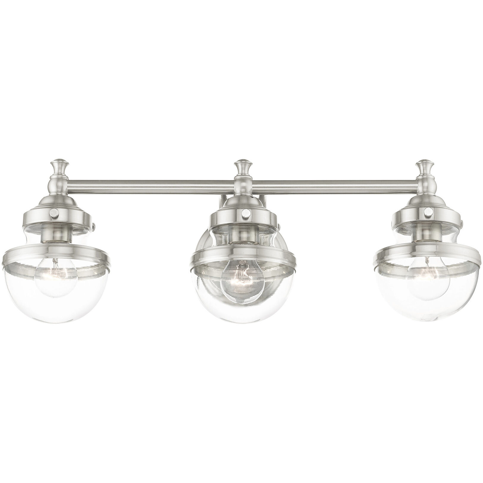 Oldwick 3 Light 24 inch Brushed Nickel Vanity Sconce Wall Light