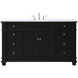 Wesley 60 X 22 X 35 inch Black Vanity Sink Set