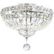 Stefania 3 Light 12 inch Chrome Bowl Flush Mount Ceiling Light