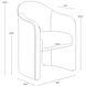 Anaya Gifford Script Dining Armchair