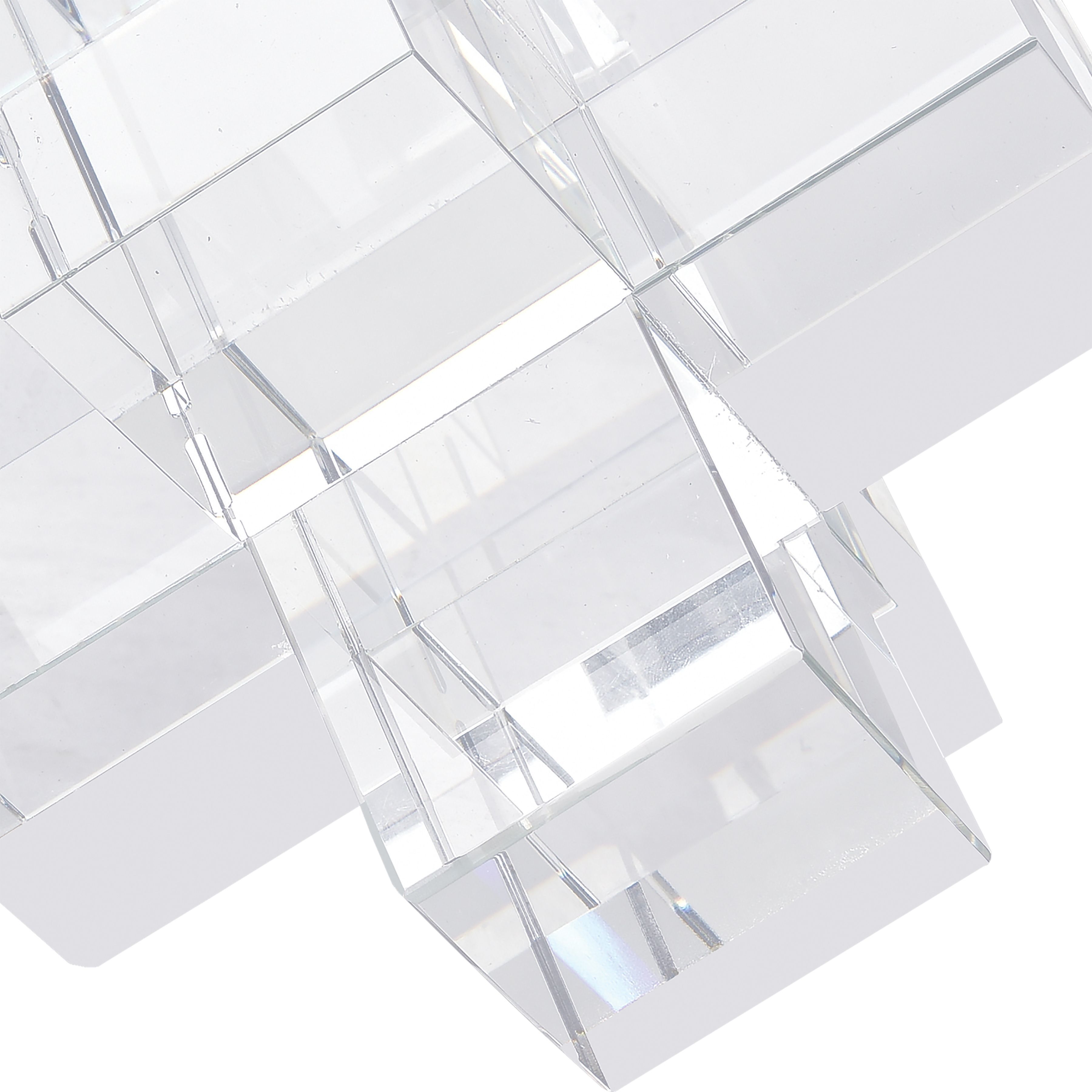 Addition 6 X 6 inch Clear Bookends, Set of 2