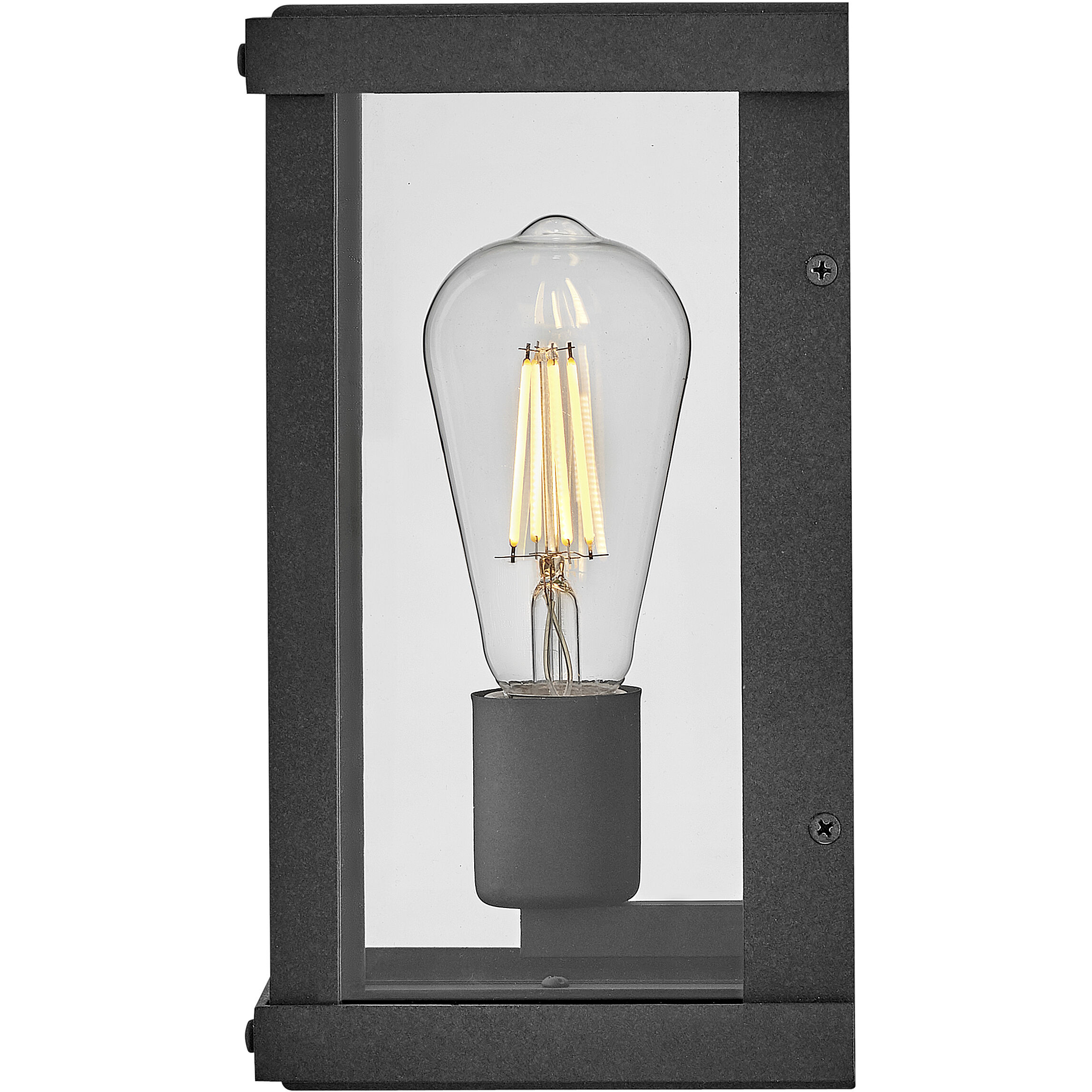 Beckham Outdoor Wall Mount Lantern in Aged Zinc