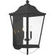 Savannah 4 Light 29 inch Sand Coal Outdoor Wall Mount, The Great Outdoors