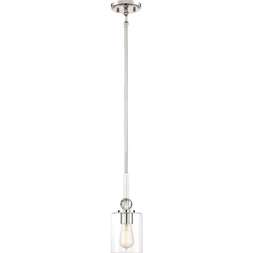 Studio 5 1 Light 5 inch Polished Nickel Mini Pendant Ceiling Light