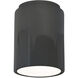 Radiance LED 6.5 inch Gloss Grey Outdoor Flush Mount in 1000 Lm LED, Gloss Gray