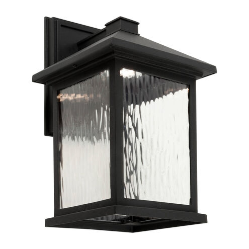 Signature LED 14 inch Black Outdoor Wall Light