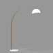 Luna Bella 88 inch 100.00 watt Weathered Brass and White Arc Floor Lamp Portable Light