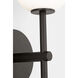 Richard June Sorelle 2 Light 4.5 inch Aged Iron Wall Sconce Wall Light