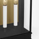 C&M by Chapman & Myers Cupertino 2 Light 22.75 inch Textured Black Outdoor Wall Lantern
