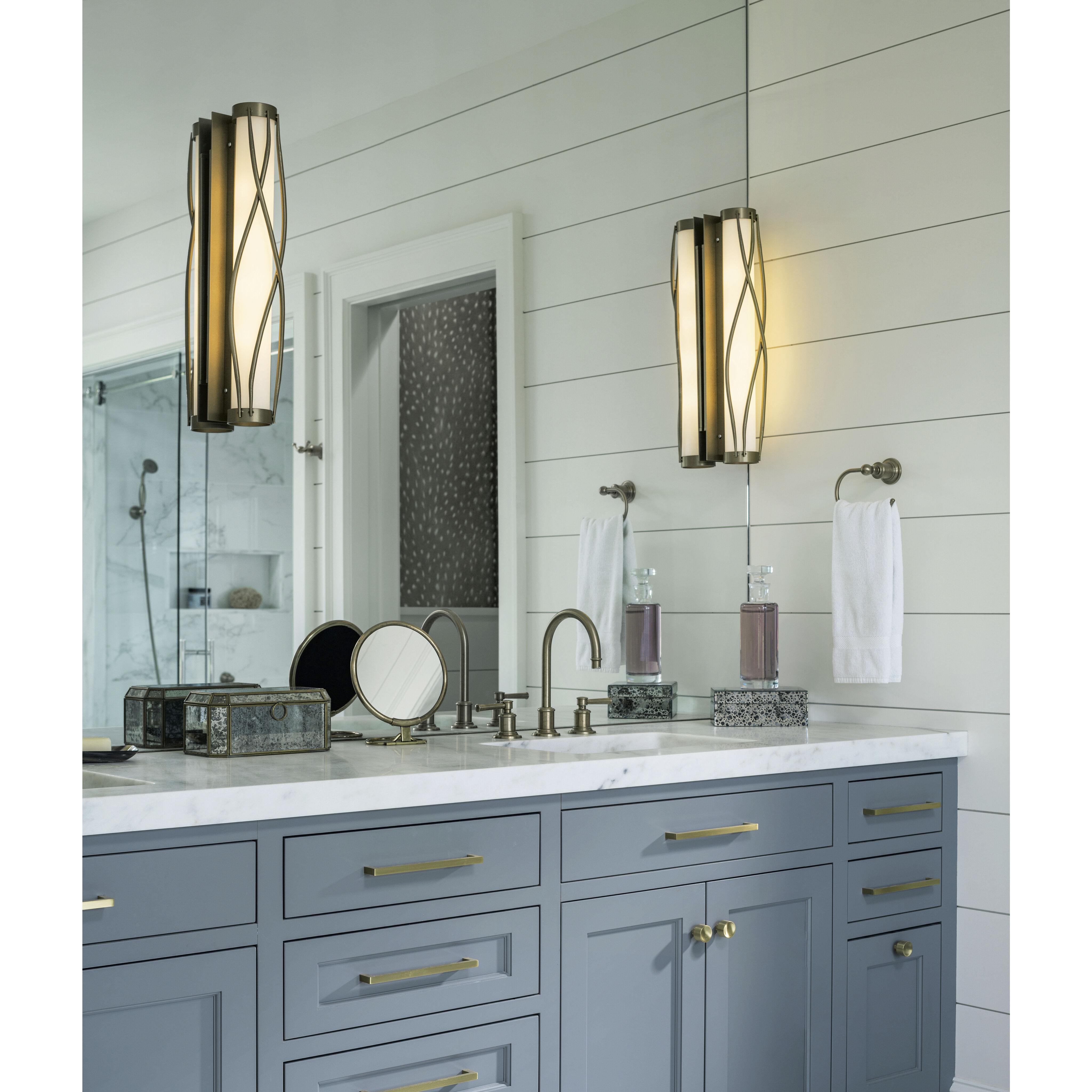 Twine 4 Light 4.5 inch Modern Brass Sconce Wall Light