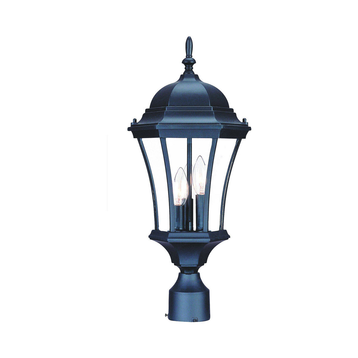 Acclaim Lighting 5027BK Bryn Mawr 3 Light 21 inch Matte Black Exterior Post Mount Light
