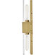 Monte 2 Light 5 inch Heritage Brass Bath Light Wall Light