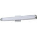 Macie LED 24 inch Chrome Bath Vanity Light Wall Light