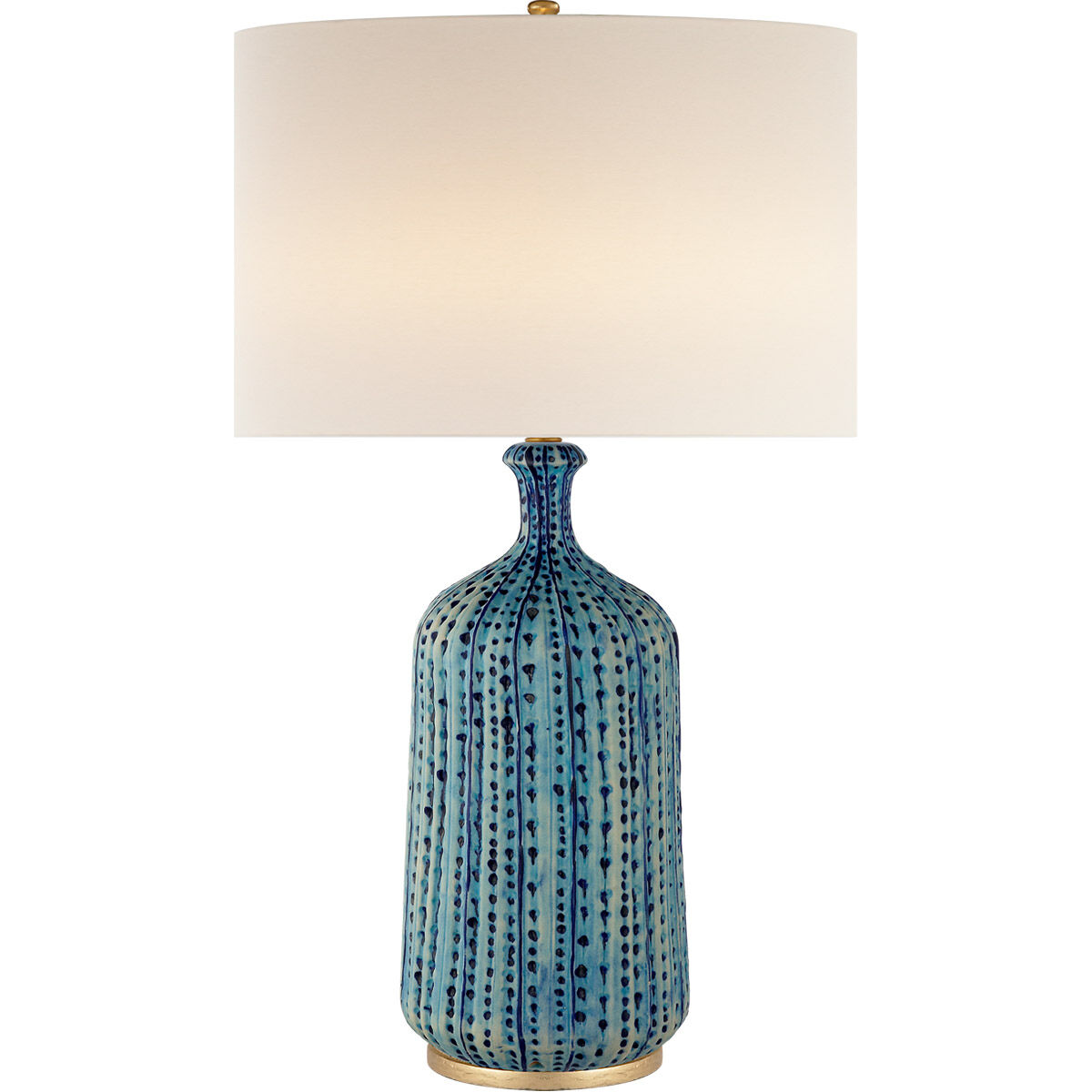 AERIN Culloden 32.5 inch 150.00 watt Pebbled Aquamarine Table Lamp Portable Light