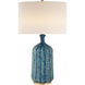 AERIN Culloden 32.5 inch 150.00 watt Pebbled Aquamarine Table Lamp Portable Light