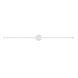 Purolinear 360 LED 49.5 inch Satin White ADA Wall Bar Light Wall Light