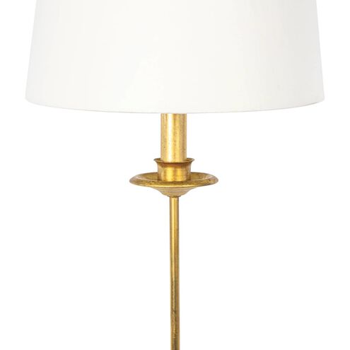 Southern Living Fisher Stem 28.75 inch 60.00 watt Gold Leaf Table Lamp Portable Light, Buffet Lamp
