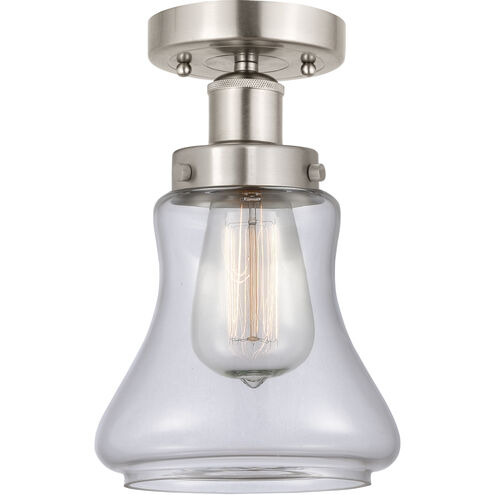 Bellmont 1 Light 6.5 inch Brushed Satin Nickel Semi-Flush Mount Ceiling Light