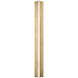 Kelly by Kelly Wearstler Linea Sconce Wall Light in Hand Rubbed Antique Brass