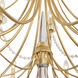 Brentwood 8 Light 32 inch Gold Chandelier Ceiling Light