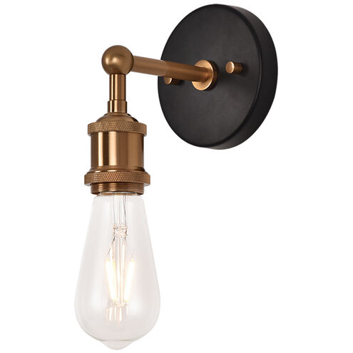 Bulstrode's Workshop Wall Sconce Wall Light in Aged Gold Brass