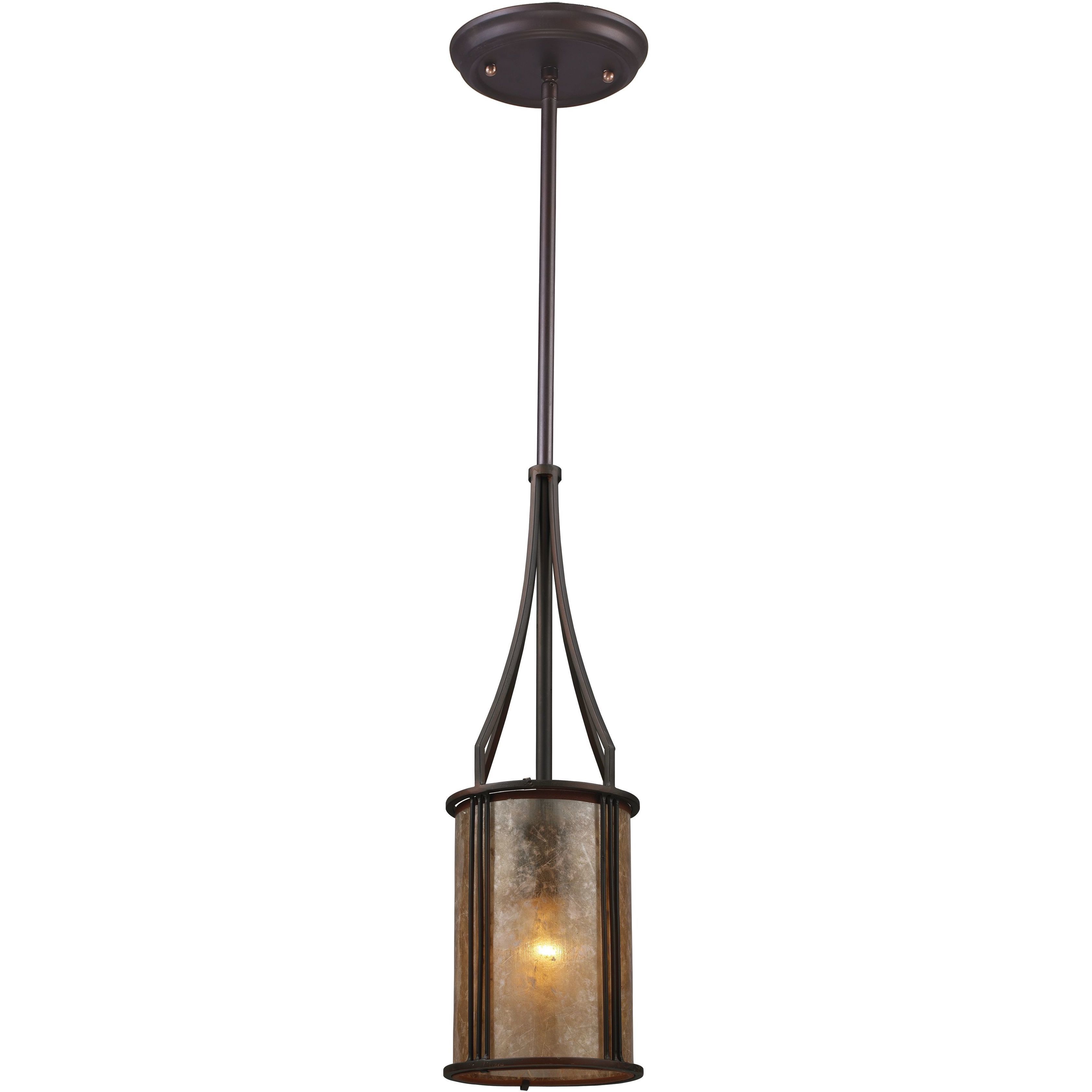 Barringer 1 Light 6 inch Aged Bronze Mini Pendant Ceiling Light