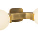 Briar 4 Light 34 inch Brushed Gold Bath Vanity Light Wall Light