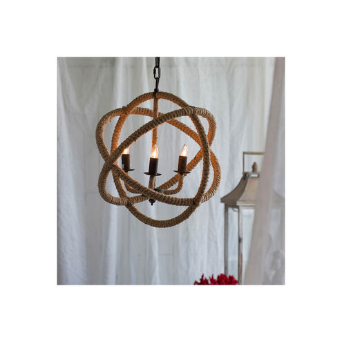 Cade 19 inch Taupe Chandelier Ceiling Light