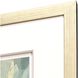 Ribbon Dance Green and Beige and Gray and Metallic Framed Art, The Studio