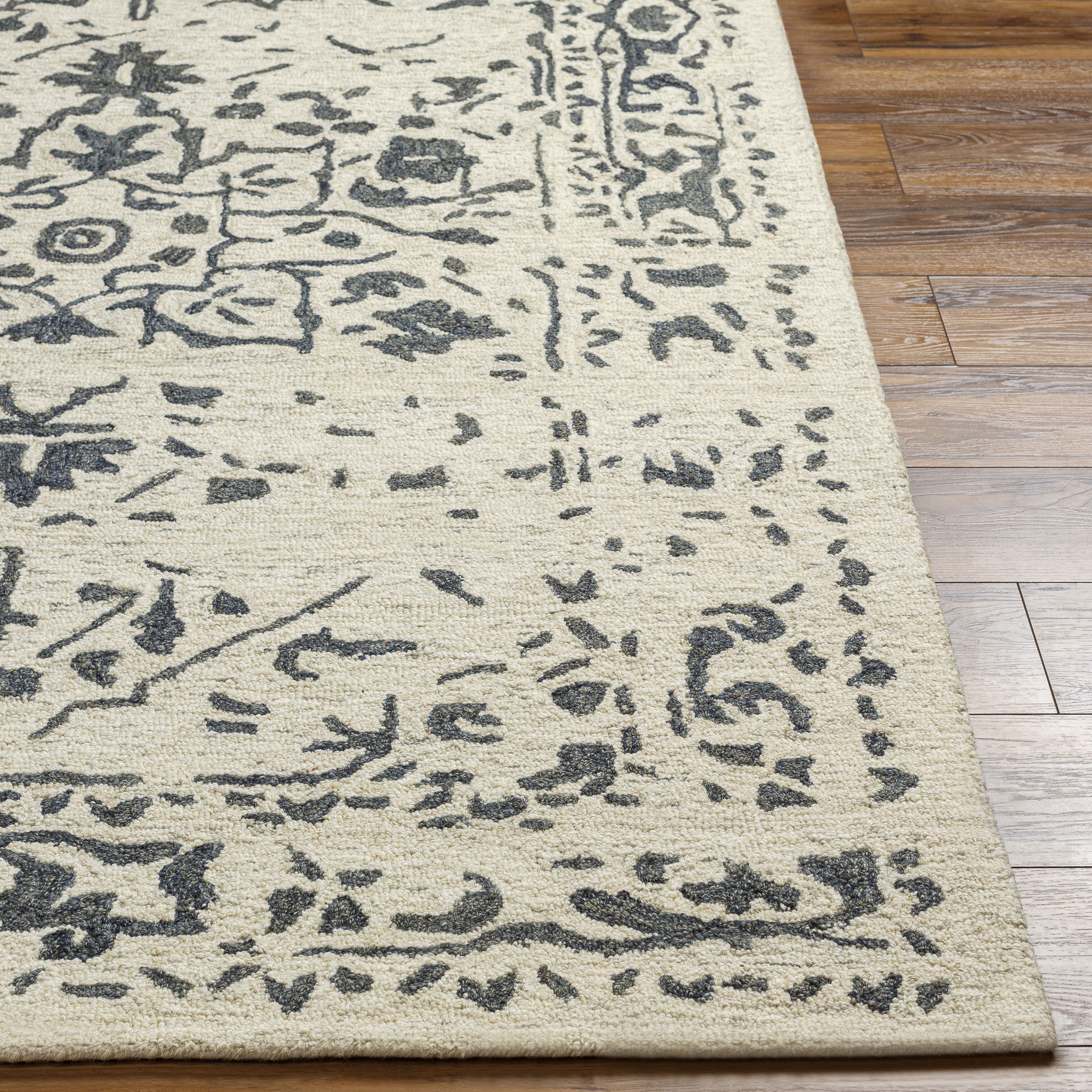 Granada 120 X 96 inch Charcoal Rug, Rectangle