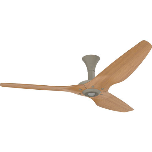 Haiku 60 inch Satin Nickel with Caramel Bamboo Blades Ceiling Fan