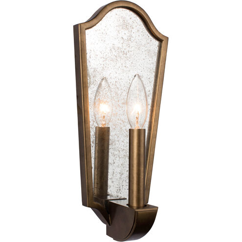 Aberdeen 1 Light 6 inch Pearlized Antique Brass ADA Wall Sconce Wall Light