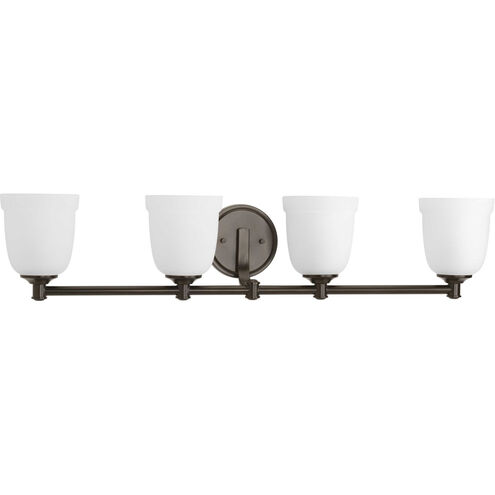 Topsail 4 Light 33.5 inch Antique Bronze Bath Vanity Wall Light