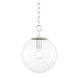 Juliana 1 Light 12 inch Polished Nickel Pendant Ceiling Light