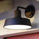 Hammond LED 9 inch Matte Black and White Outdoor Wall
