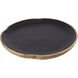 Weller 18 X 18 inch Black with Natural Plate