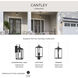Cantley 1 Light 13.25 inch Matte Black Outdoor Wall Lantern