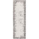 Greta 94 X 32 inch Silver Rug in 2 x 8