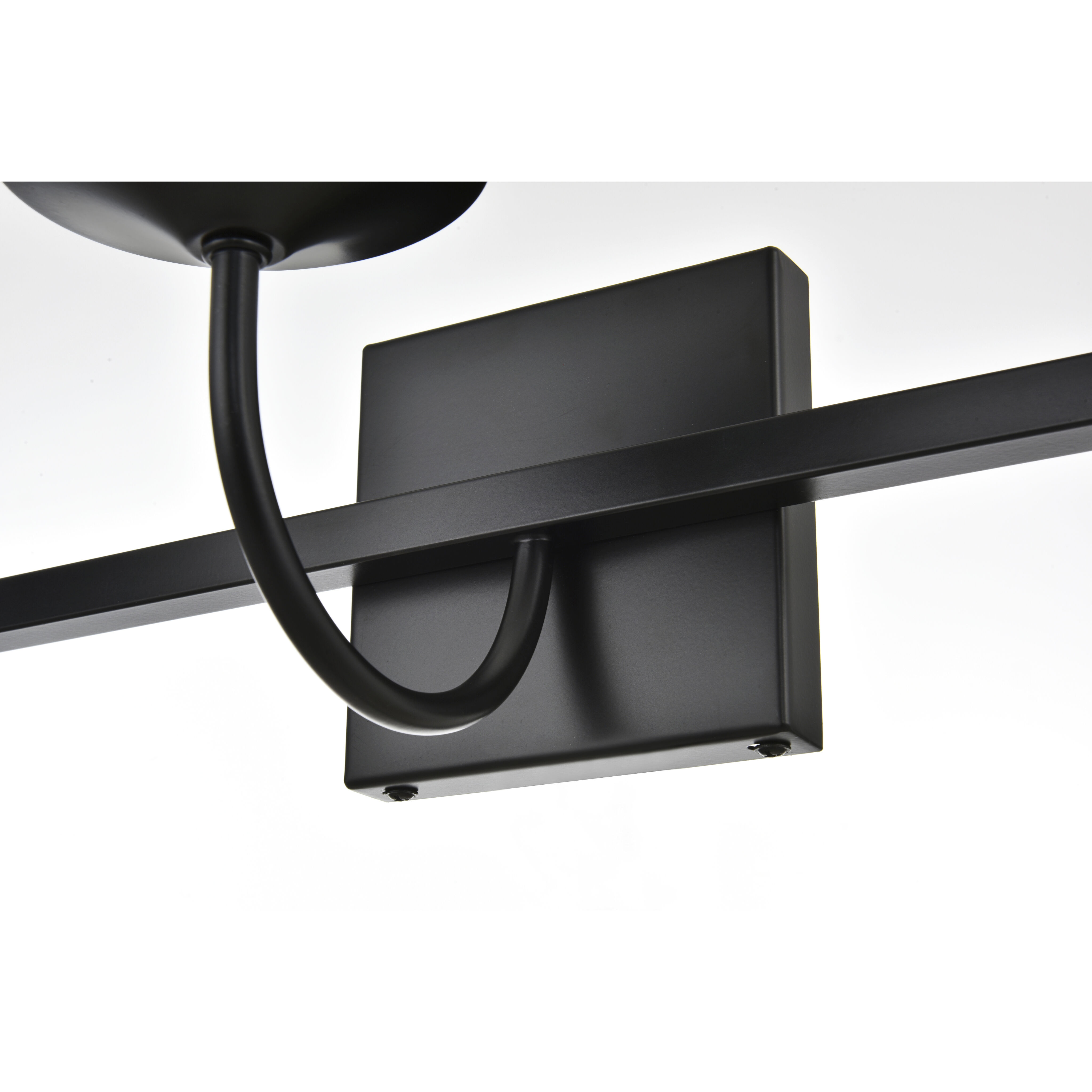 Avani 3 Light 24 inch Black Bath Sconce Wall Light