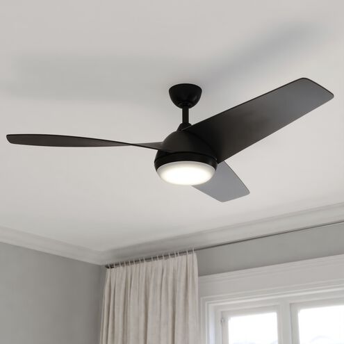 Odell 52 inch Black Ceiling Fan