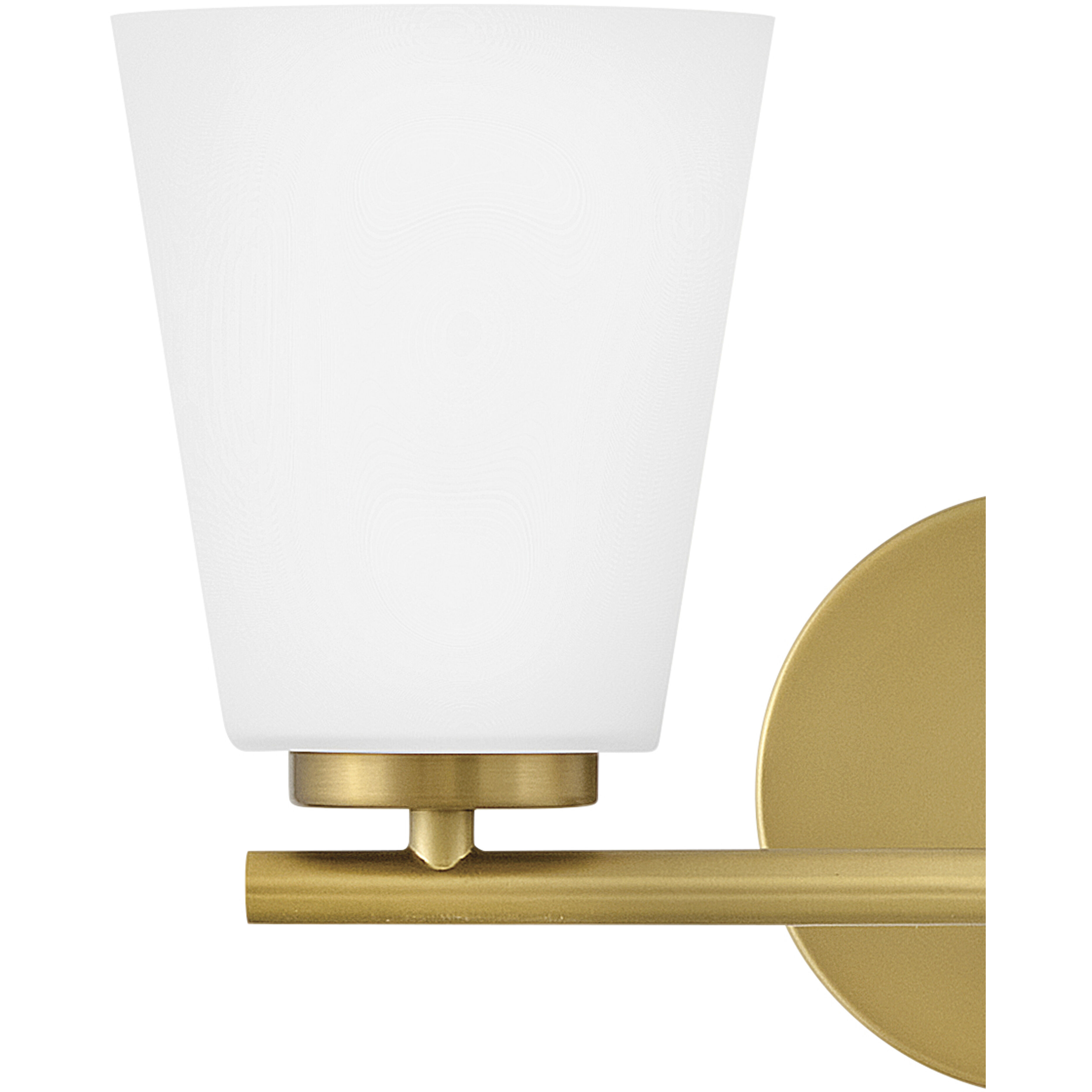 Bri 2 Light 15 inch Lacquered Brass Bath Light Wall Light