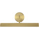 Alora Mood Dottie 20.00 watt 18 inch Brushed Gold Wall/Picture Light Wall Light