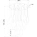 Arden 27 Light 36 inch Matte Black Chandelier Ceiling Light