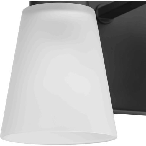 Tanner 3 Light 22 inch Matte Black Vanity Light Wall Light
