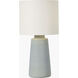Barbara Barry Vessel 27.38 inch 9 watt Blue Anglia Crackle Table Lamp Portable Light