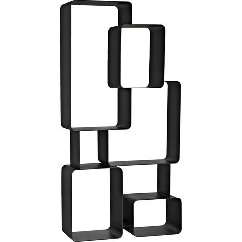 Larra Matte Black Bookcase
